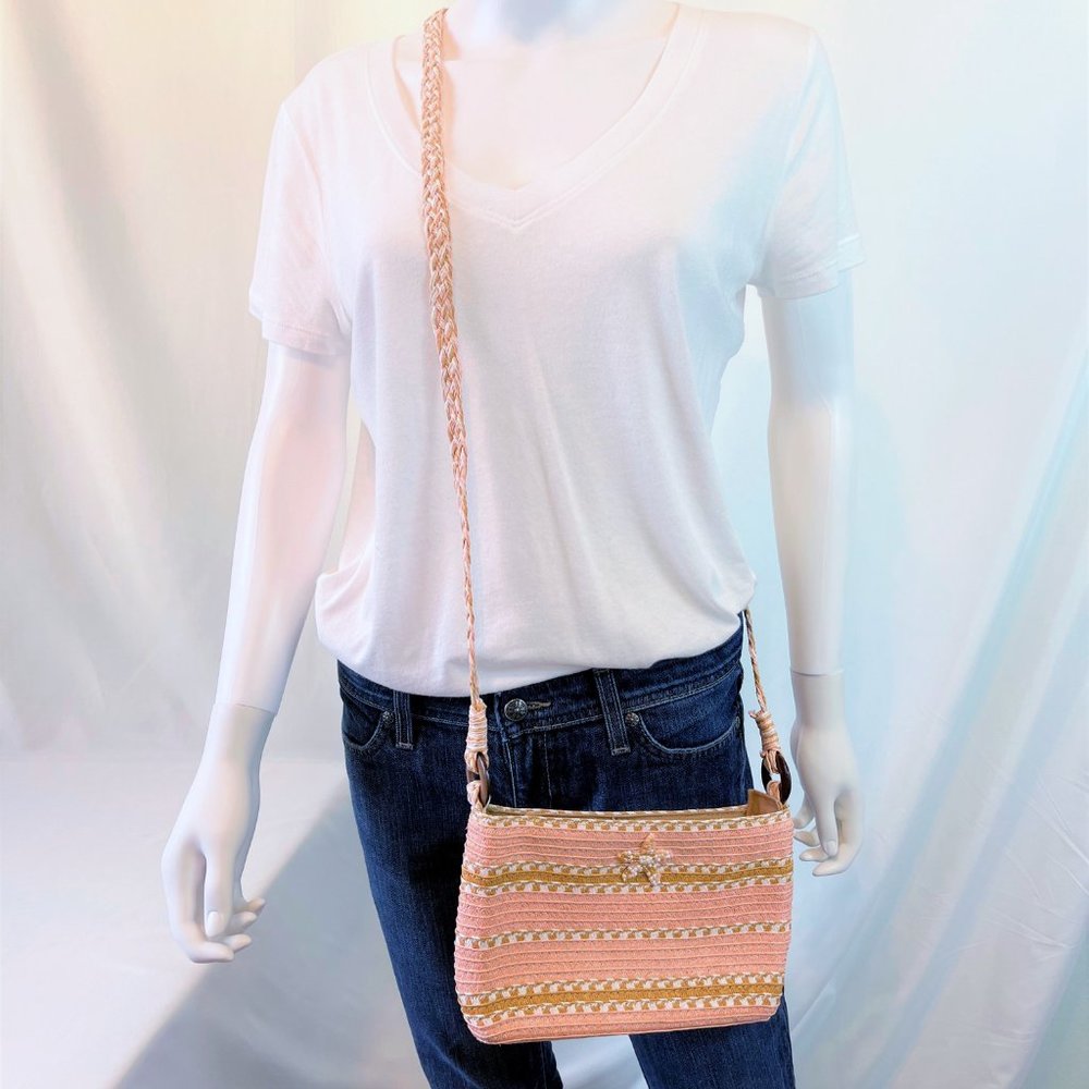Capelli Crossbody Stray Bag with Beaded Starfish Embellishment